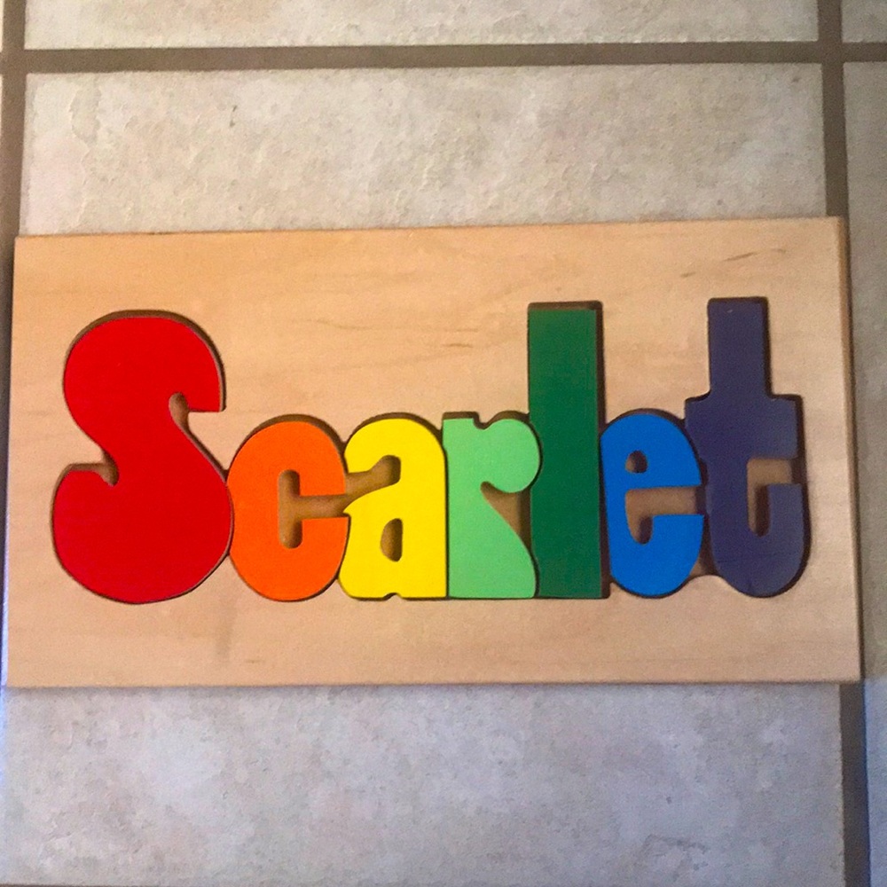 Puzzle Wood Puzzle Name Scarlet